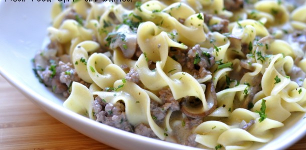 Creamy Mushroom & Beef Stroganoff from Real Food Girl: Unmodified. It's organic and it's spectacular!