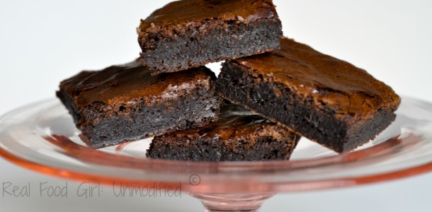 Rich, dense, intense fudge-like brownies GF! Real Food Girl: Unmodified