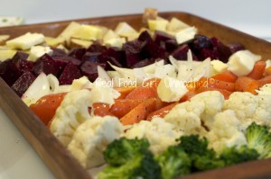 Organic roasted veggies. Look at the color! Real Food Girl: Unmodified