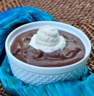 Real Food Girl: Unmodified- Decadent Chocolate Pudding with Peanut Butter Whipped Cream