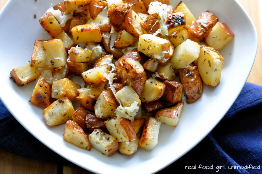 Grilled Parmesan-Herbed Potatoes by Real Food Girl: Unmodified