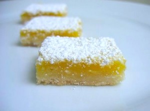 Tart, yet sweet lemon curd atop a shortbread like crust. Refreshing and bright. A must have recipe for every summer BBQ! Real Food Girl: Unmodified