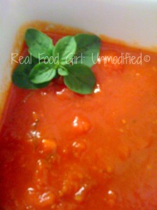 Organic Marinara Sauce by Real Food Girl: Unmodified