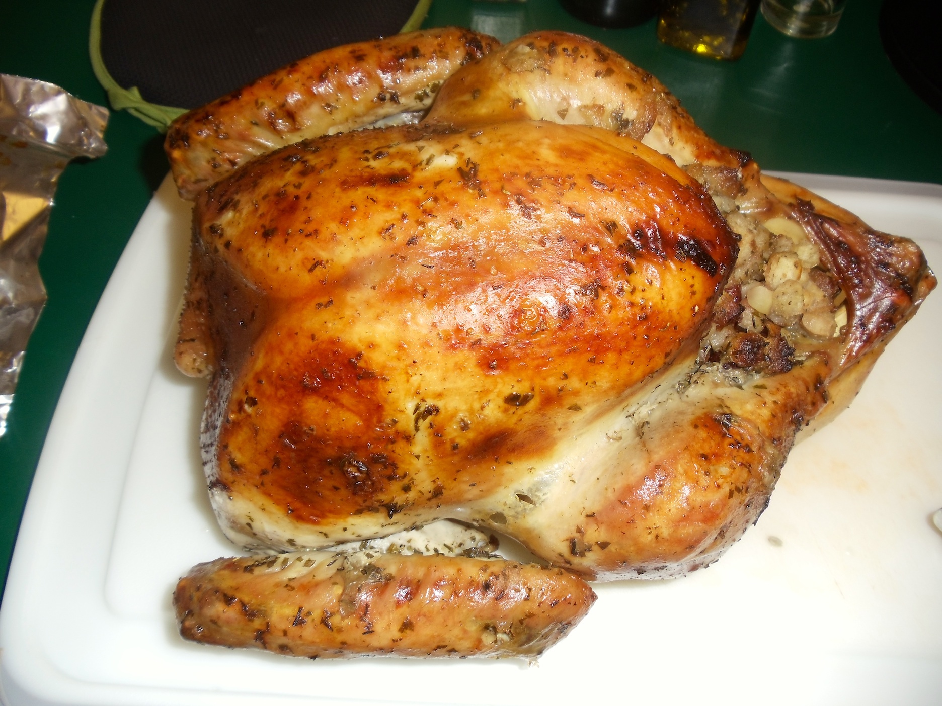 Serve my Turkey during the holidays and people will have turkey envy. No lie! This is a no fail, herb filled, juicy turkey. Real Food Girl: Unmodified