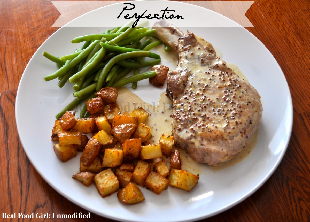 Bone-In Pork Chops and Mustard-Shallot Sauce Recipe