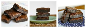 GF Fudge-like brownies. This will be the only brownie recipe you ever turn to once you taste them- they leave all other brownies in the dust!  Real Food Girl: Unmodified