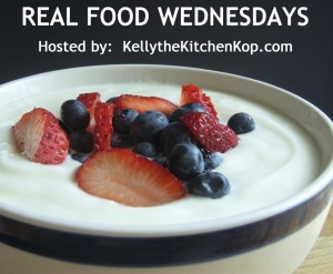 I feature Real Food recipes each Wednesday over at Kelly The Kitchen Kop's Blog.  Stop by and see all the fabulous recipes and resources each Wednesday!!