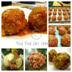 Pork, Beef and Veal Meatballs! Mouth-watering goodness in a tiny package! Real Food Girl: Unmodified