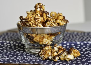 Sea Salted Caramel Corn with Dark Chocolate Drizzle?! Yes Please!! From Real Food Girl: Unmodified