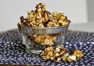 Sea Salted Caramel Corn with Dark Chocolate Drizzle?! Yes Please!! From Real Food Girl: Unmodified