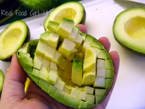 How to score an avocado to make guacamole:  Real Food Girl: Unmofidied