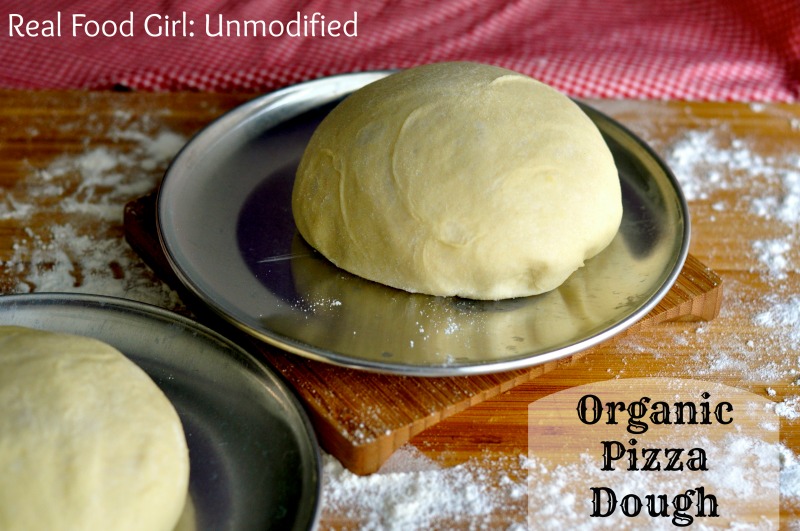 No Fail Organic Pizza Dough by Real Food Girl: Unmodified. BEST dough I've tried. Pin Now!