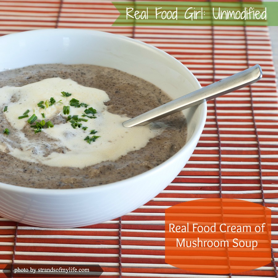 Cream of Mushroom soup by Real Food Girl