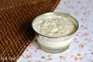 Classic Tapioca Pudding. Old-fashioned goodness made GMO-Free. This pudding is so good, I ate the entire first batch ALL by myself. No lie, hand to God, it was that good and I snarfed it all down!! Real Food Girl: Unmodified