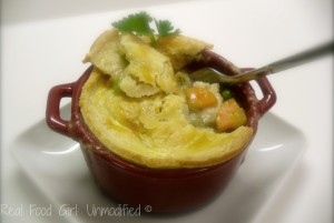 Chicken Pot Pies with Herbes de Provence. Soul food made without GMOs! A fun, French twist on a comfort classic!