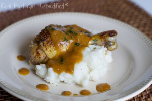 Paprika Chicken with Smashed Po-Taters and Gravy. Truly, Awesome, Soul-food!