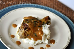 Paprika Chicken with Smashed Po-Taters and Gravy. Truly, Awesome, Soul-food!