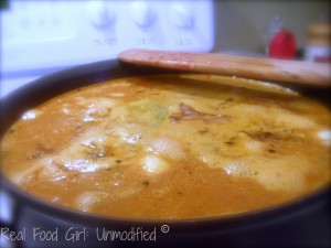 Homemade Non-GMO Beef Stock. Easy to make and tastes so much better than canned, or boxed stocks. Much healthier, too! Real Food Girl: Unmodified