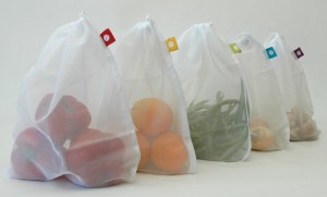 Real Food Girl Blog Re-Launch Give-Away. Mesh Produce Bags