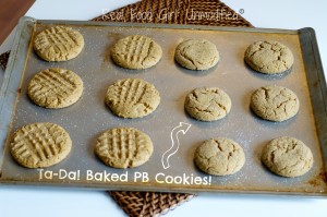 Soft & Chewy Peanut Butter Cookies.  Organic and featured on Real Food Girl: Unmodified