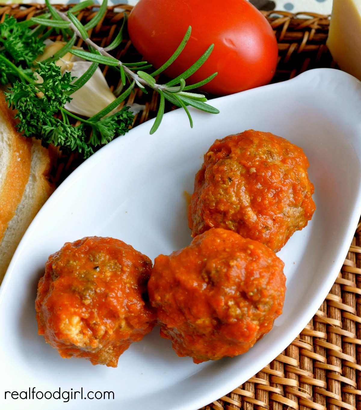 Veal, Pork and Ground Beef Meatballs from Real Food Girl. This is as authentic as it gets folks! If you want great meatballs, this is THE recipe!  