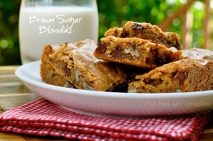 Organic Brown Sugar Blondies by Real Food Girl: Unmodified