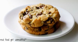 Real Food Girl: Unmodified The Best Chocolate Chip Cookie