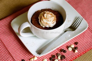 Chocolate Depression Cake in a Mug-- by Real Food Girl: Unmodified