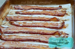 Baking Bacon. Yeah! Real Food Girl:Unmodified