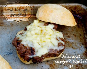 Caramelized Onion Burgers by Real Food Girl: Unmodified