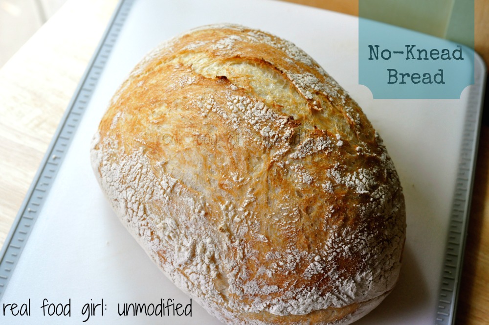No-Knead Rustic Bread by Real Food Girl: Unmodified