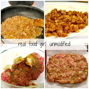 Caramelized Onion Burgers by Real Food Girl: Unmodified