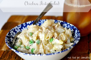 Organic Chicken Pasta Salad--Real Food Girl: Unmodified