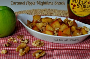 Caramel Apple Nighttime Sleepy Snack by Real Food Girl: Unmodified