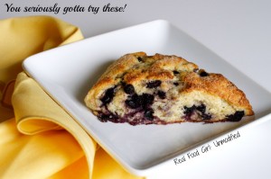 Spectacular Blueberry Scones by Real Food Girl: Unmodified
