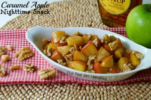 Caramel Apple Nighttime Sleepy Snack by Real Food Girl: Unmodified