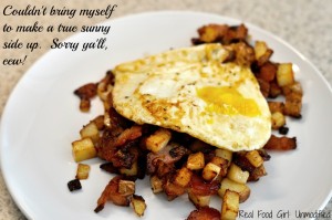 Real Food Yankee Breakfast Hash by Real Food Girl: Unmodified