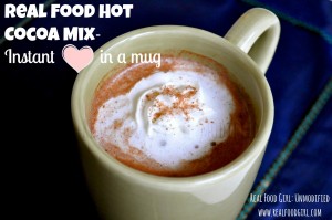 Real Food Hot Cocoa Mix by Real Food Girl: Unmodified.