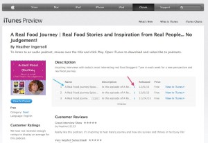 Real Food Girl Unmodified Podcast Interview with Real Food Journey