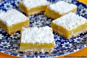 Triple Citrus Bars by Real Food Girl Unmodified- Not your normal boring lemon bars!