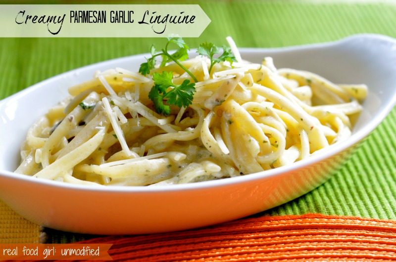 15-Minute Parmesan Garlic Linguine Pasta - Lauren's Latest