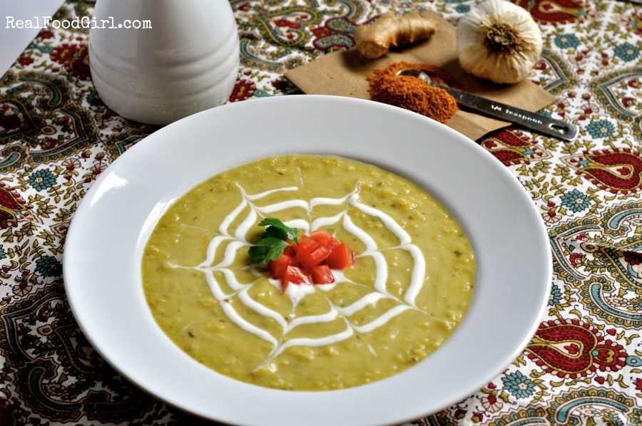 30-Minute Mondays--Red Lentil Coconut Soup with Garam Masala by Real Food Girl