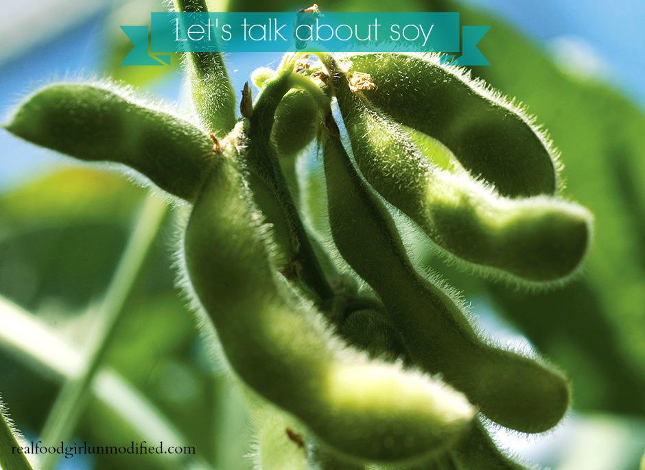 Let's Talk About Soy! Real Food Girl Unmodified digs into the pros and cons of soy.