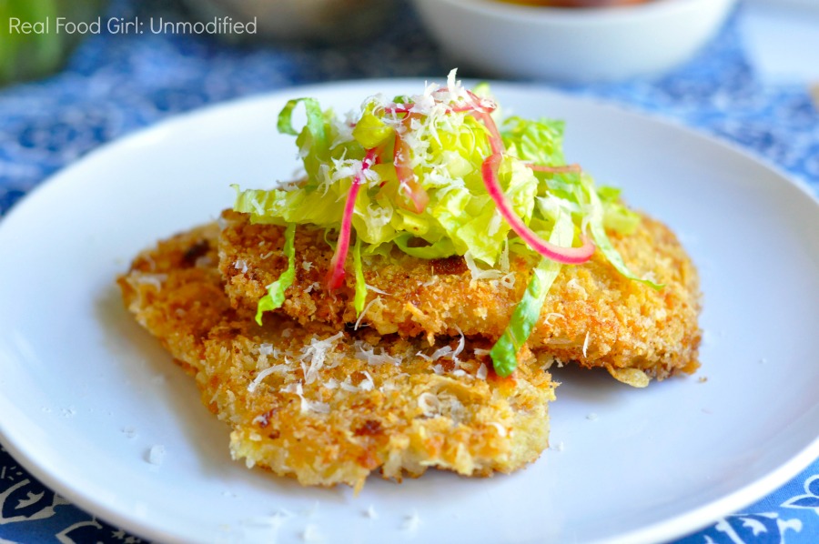 30-Minute Mondays- Pork Milanese| Real Food Girl: Unmodified. Pan fried porky goodness!