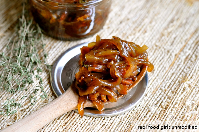 Savory Balsamic Onion-Bacon "Jam" by Real Food Girl: Unmodified.