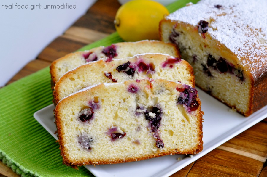Lemon Blueberry Loaf Cakes by Real Food Girl: Unmodified