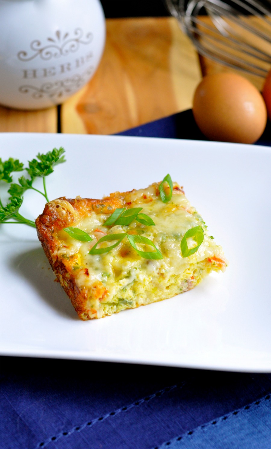 Cheese and Sausage Egg Bake by Real Food Girl: Unmodified