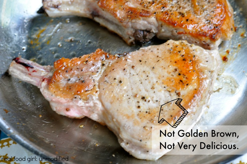 30-Minute Mondays-Pork-Chops-Shallot-Sherry-Pan-Sauce by Real Food Girl: Unmodified.