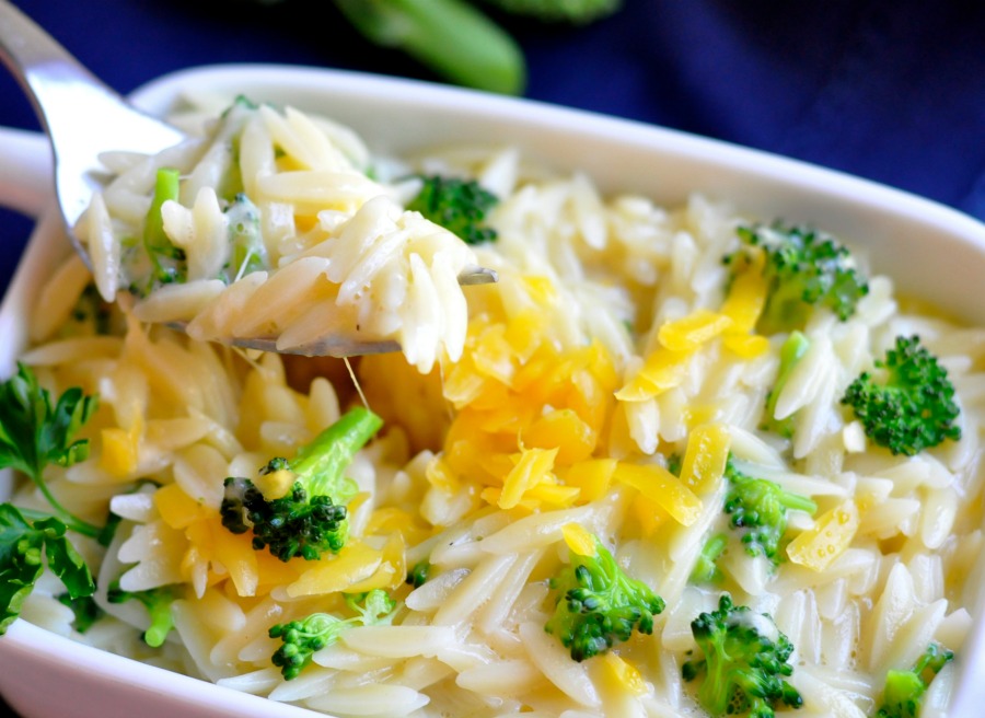Cheesy Orzo with Broccoli- Best Side Dish Ever! Real Food Girl: Unmodified