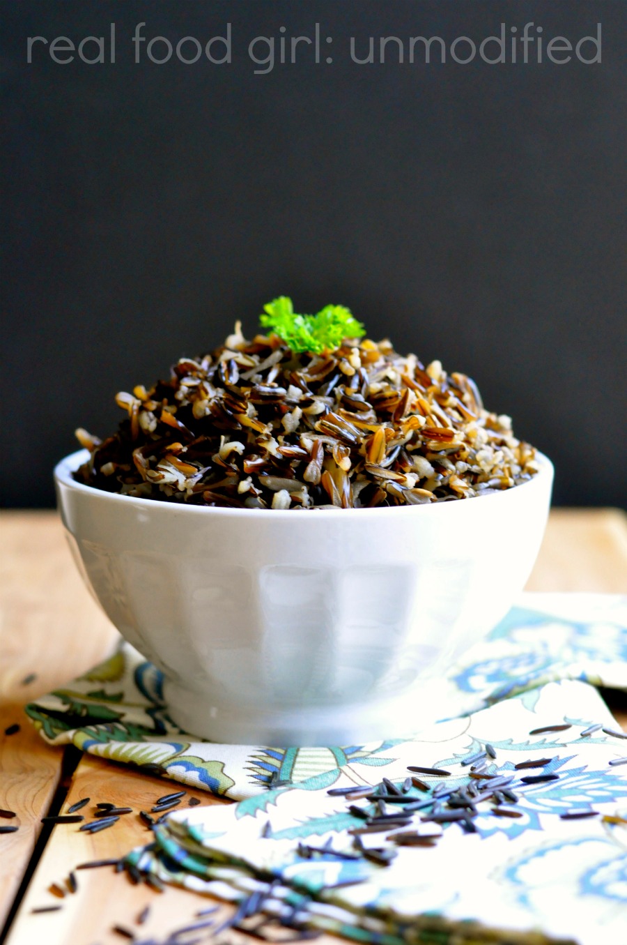 How to cook the perfect wild rice by Real Food Girl Unmodified